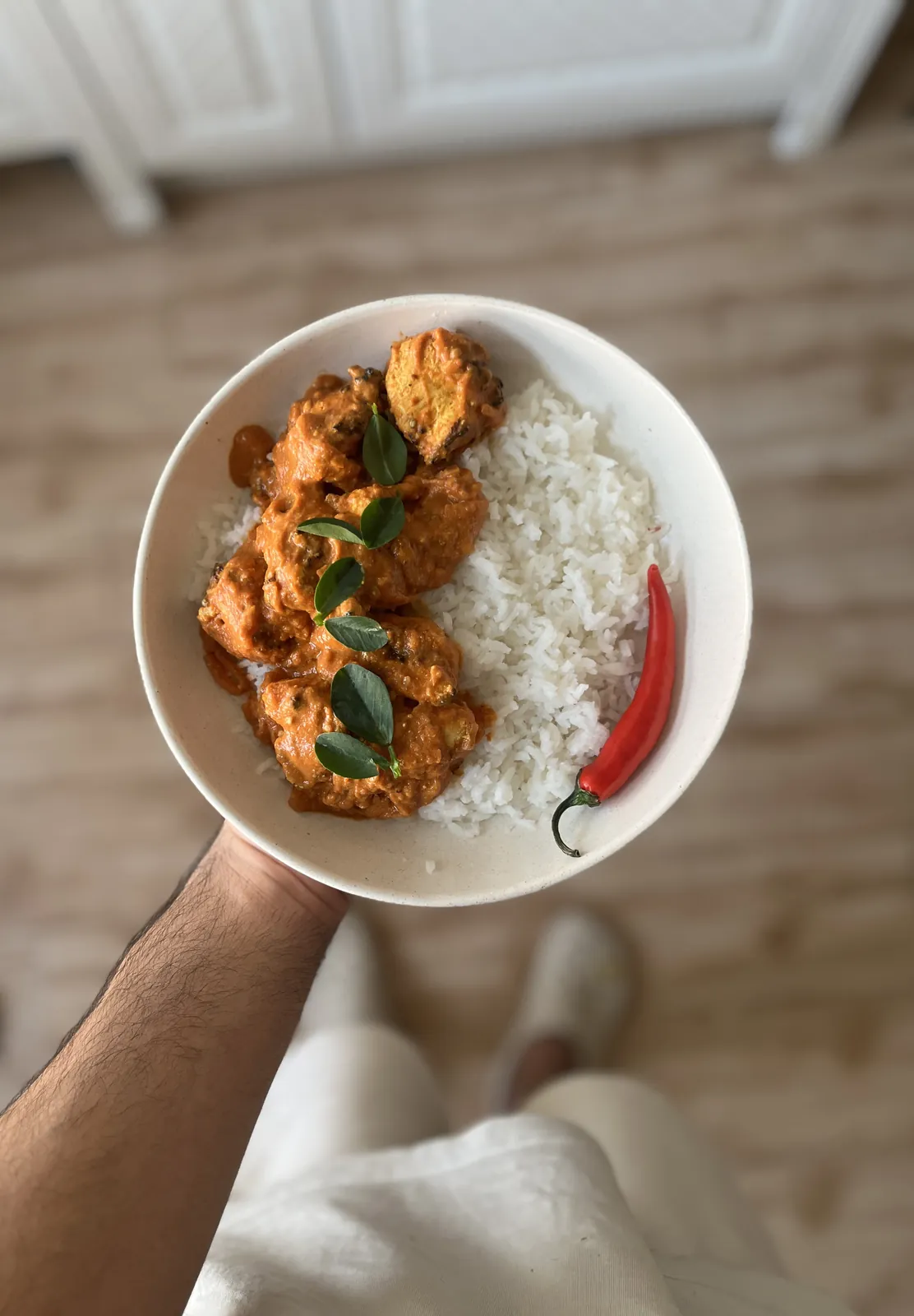 کاری هندی تیکا ماسالا با برنج