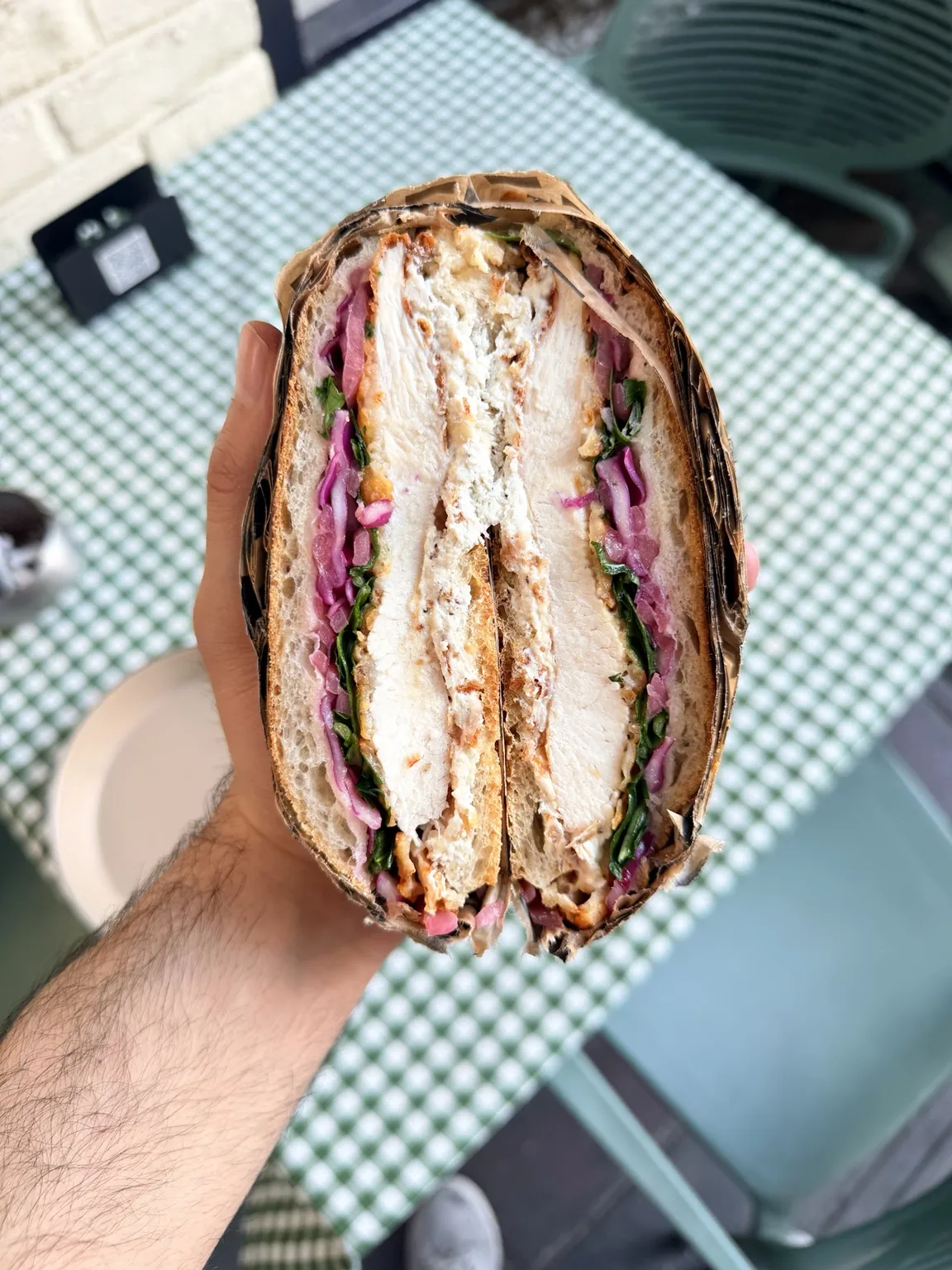 ساندویچ مرغ
